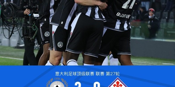 kaiyun-乌迪内斯3-0佛罗伦萨，凯南-戴维斯点射，卡巴瑟利破门